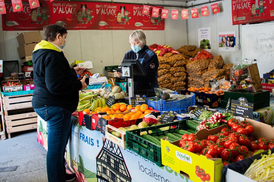 marché fruits et légumes à Sarreguemines